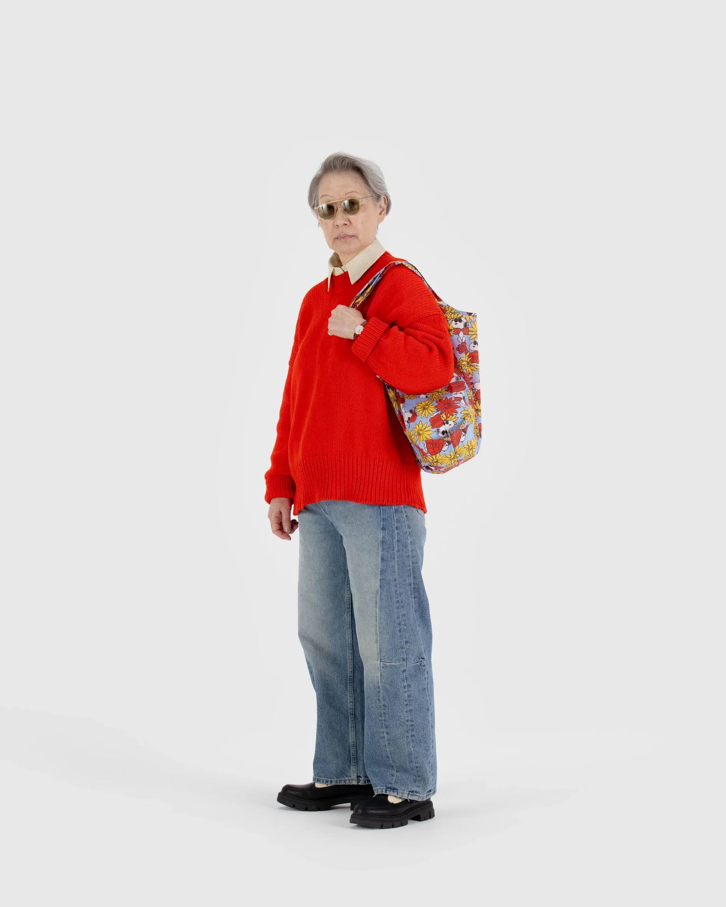 Standard Baggu | floral snoopy