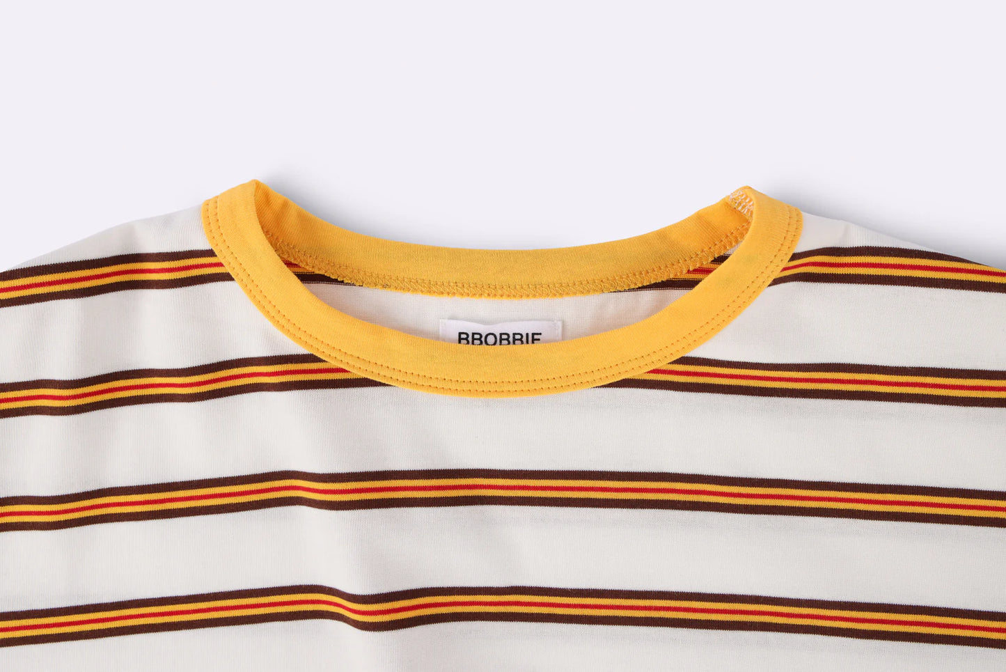 Striped tee | yellow
