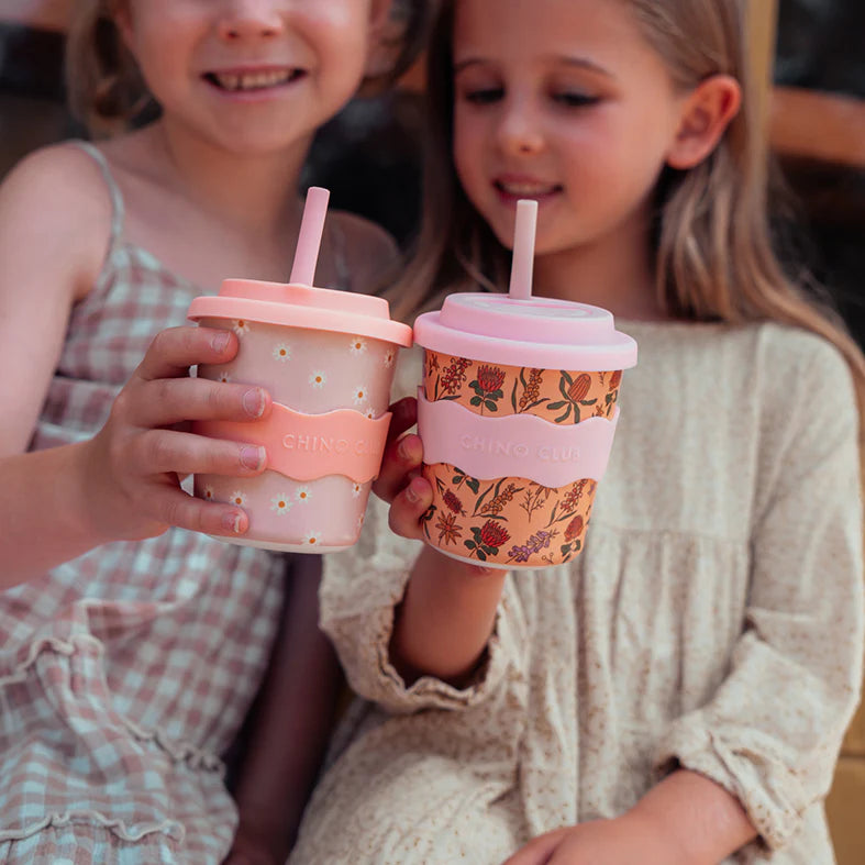 Pink Daisy Kids Keep Cup | 8 oz