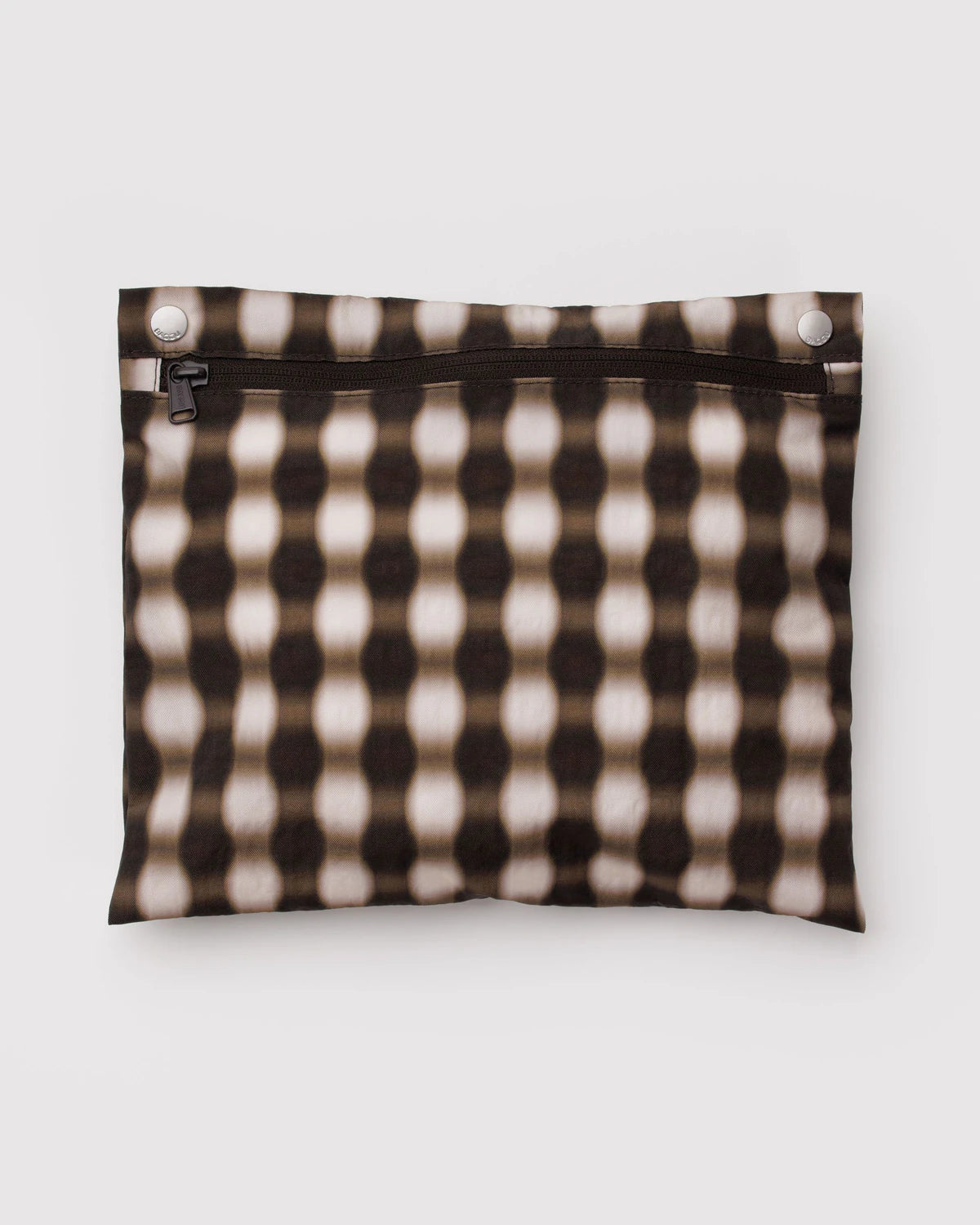 Small cloud carry on | blurred gingham brown