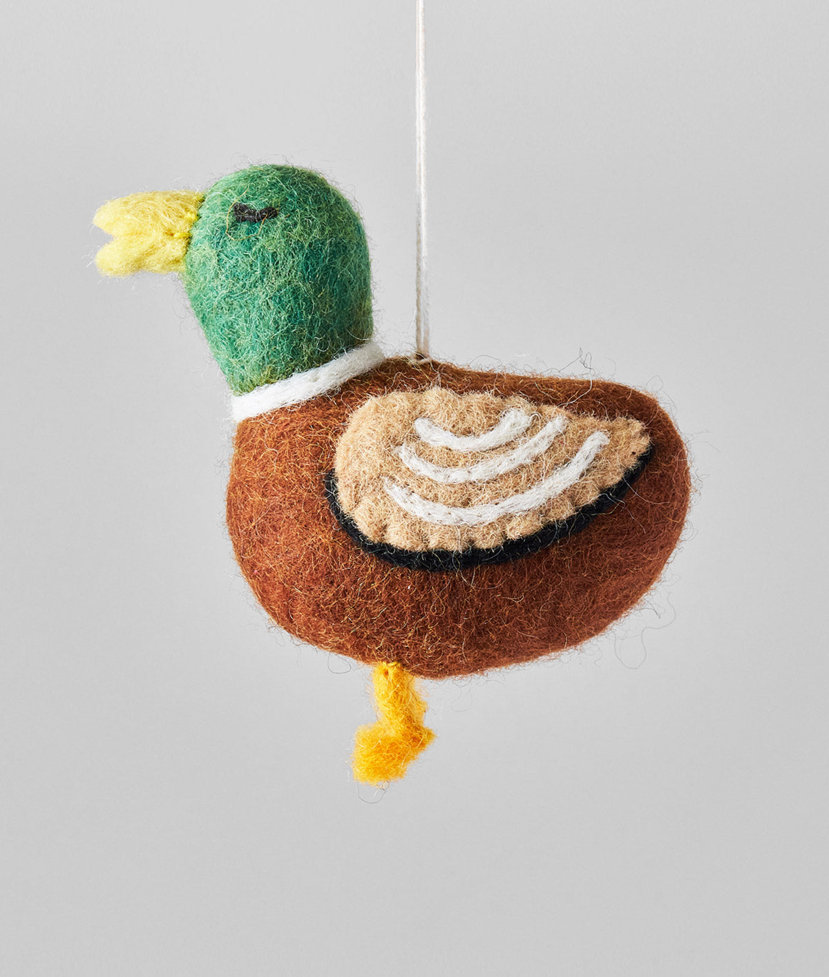 felt ornament - duck
