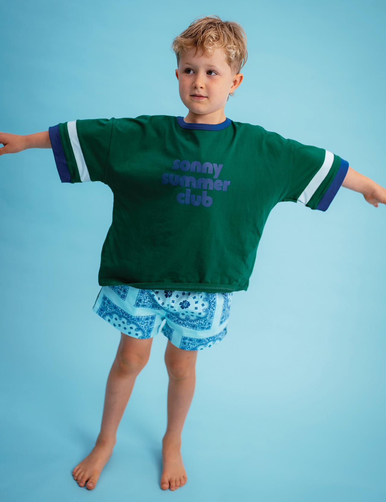 Paisley shorties | ocean