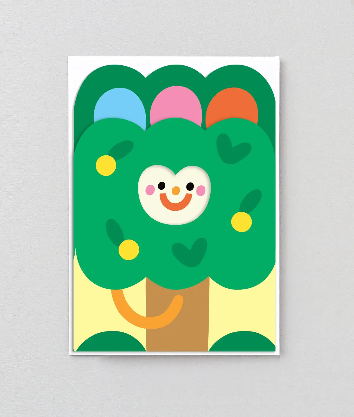 Monkey surprise fold out card