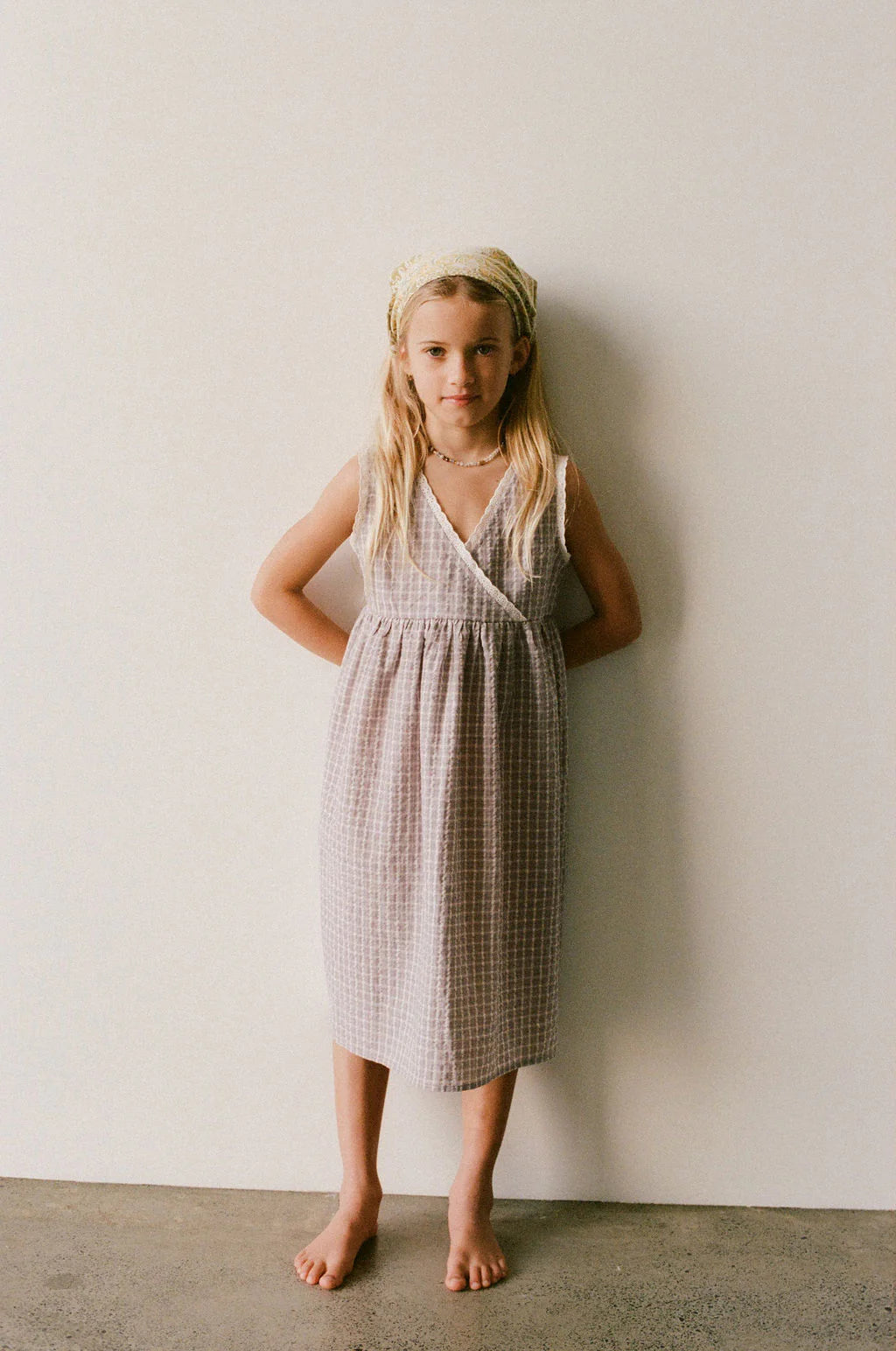 Eden Dress | Mauve Plaid