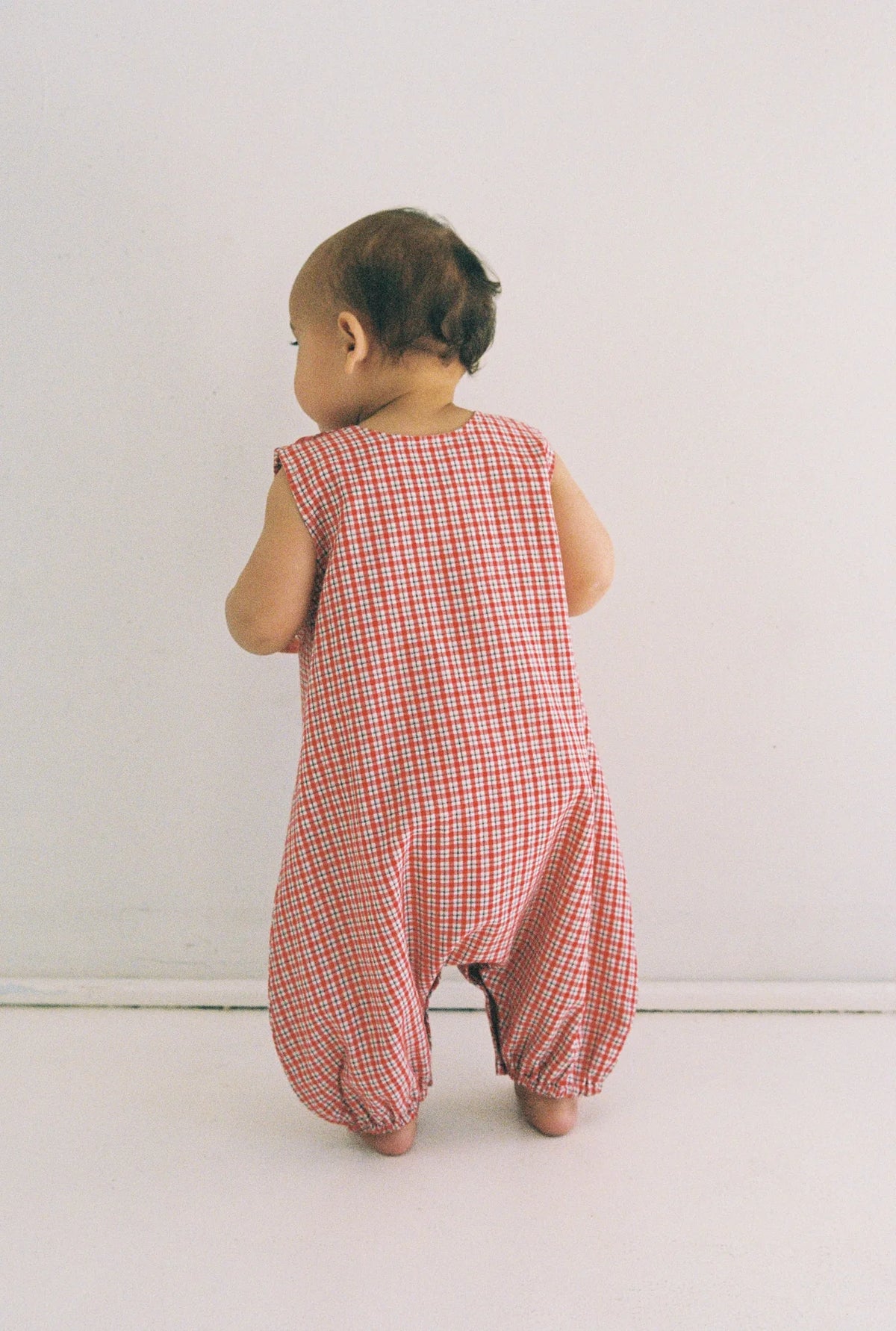 Avery Romper | Red Check