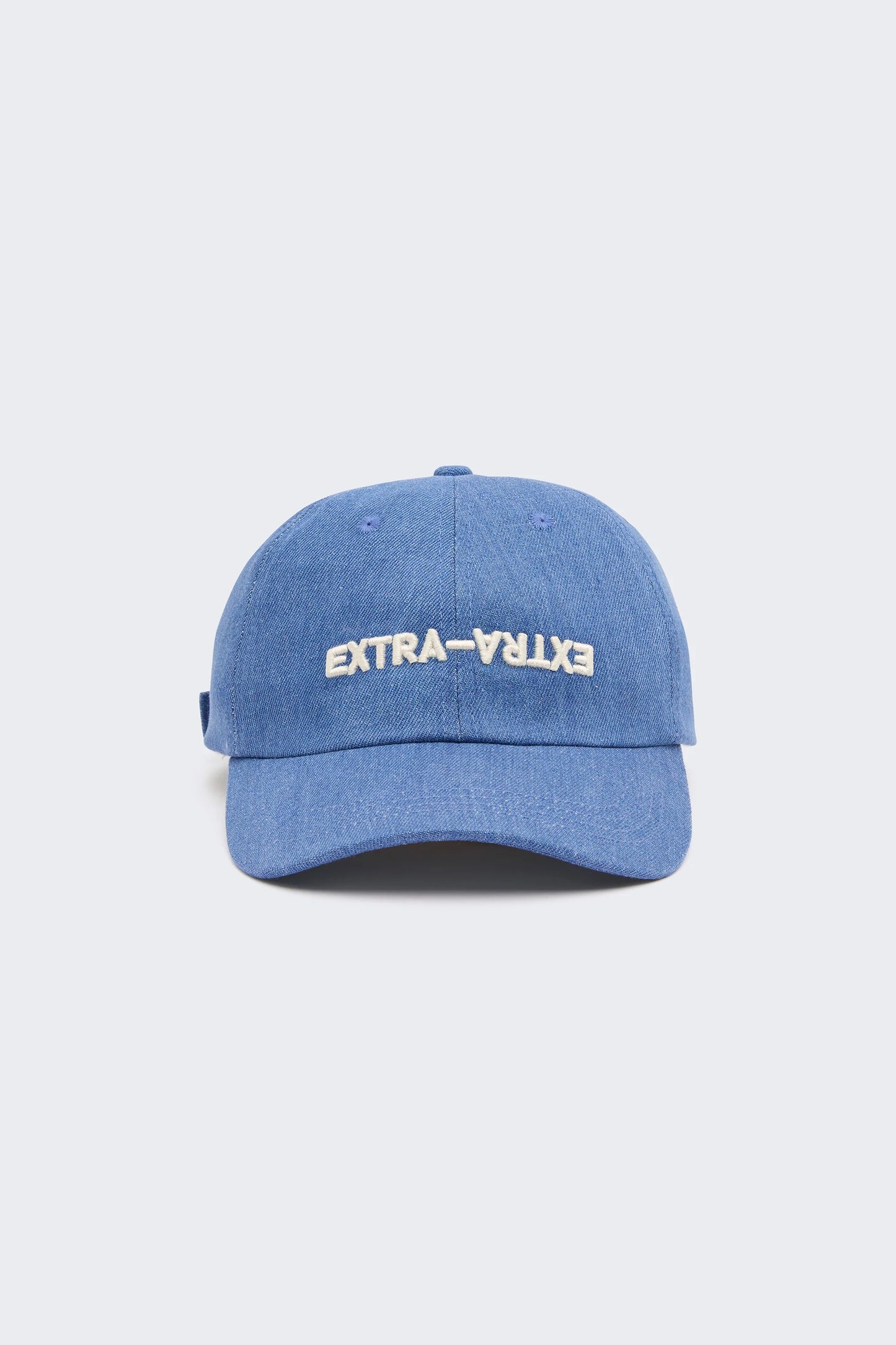 logo cap - denim
