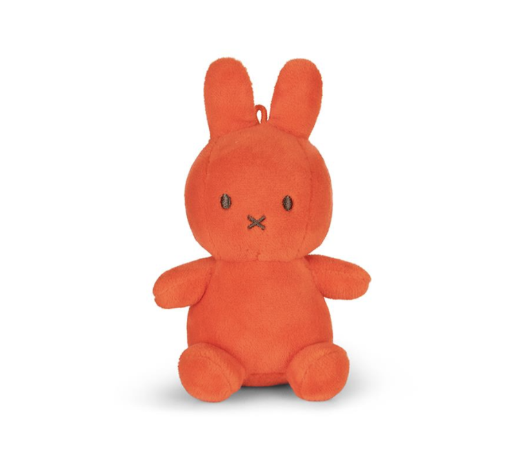 Lucky Miffy sitting in giftbox - 10cm - Coral