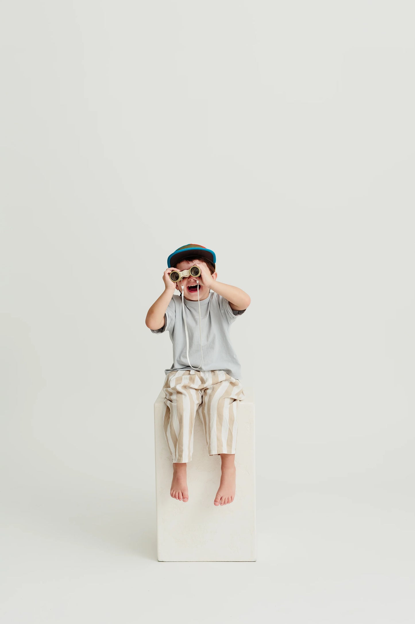 Kids explore binoculars - bone