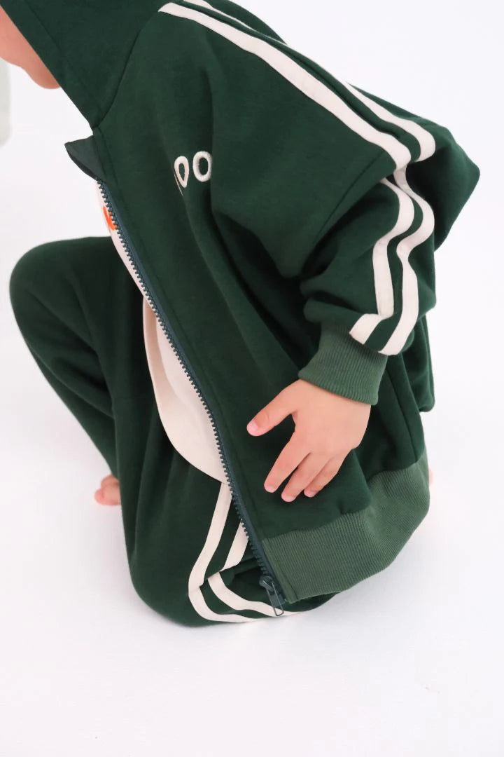 Comfort zip hoodie | green