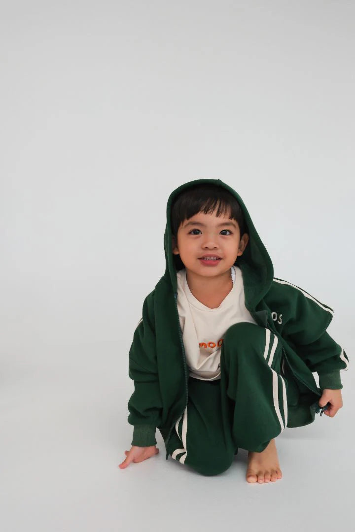 Comfort zip hoodie | green