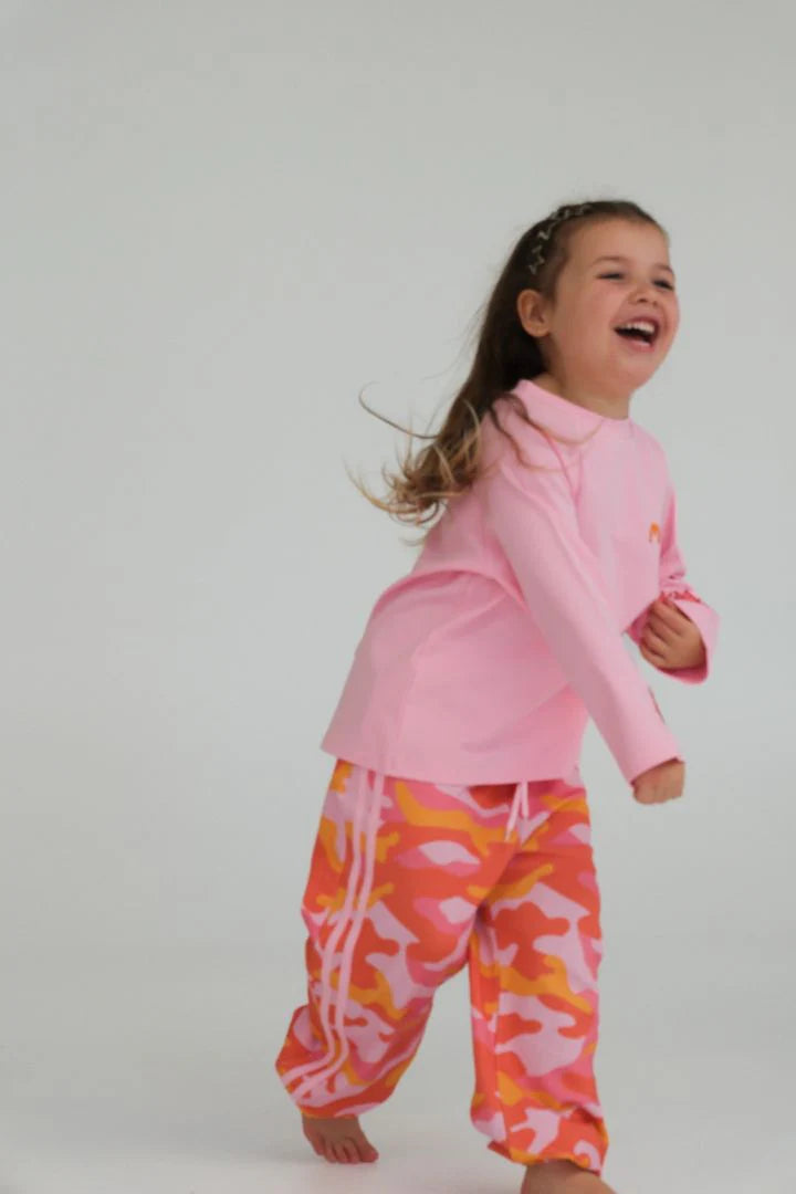 Flaming heart L/S | Pink