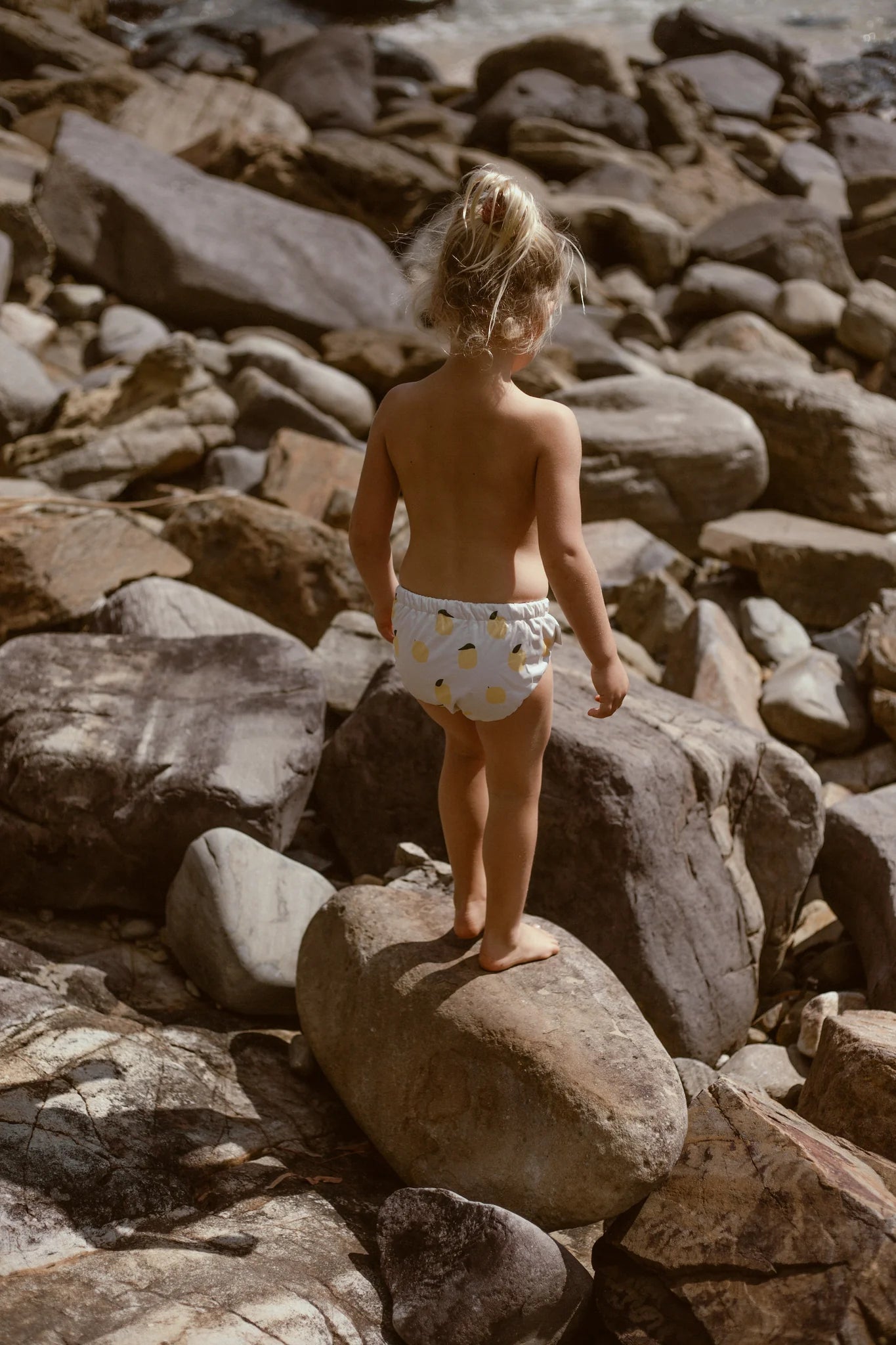 Reusable swim nappy - lemonade