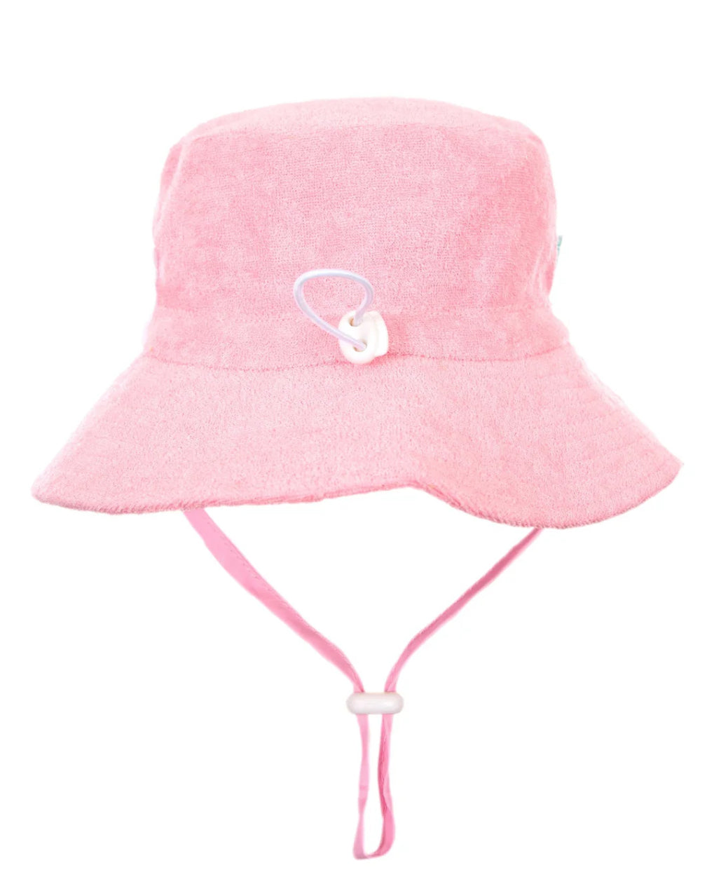 Terry towelling bucket hat - pink