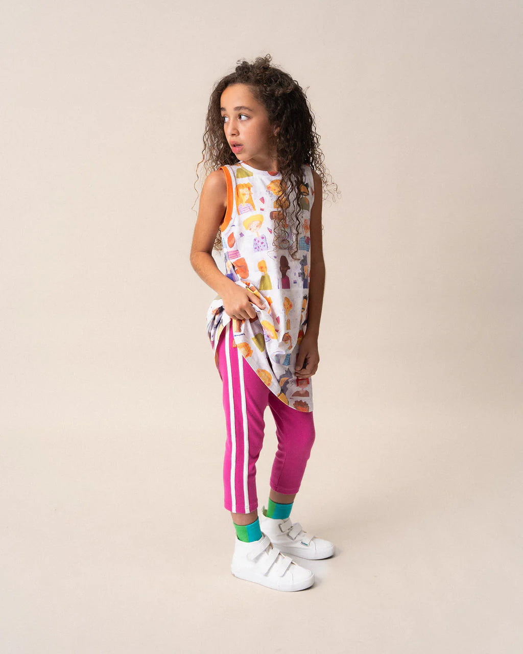 3/4 knickerbockers | magenta