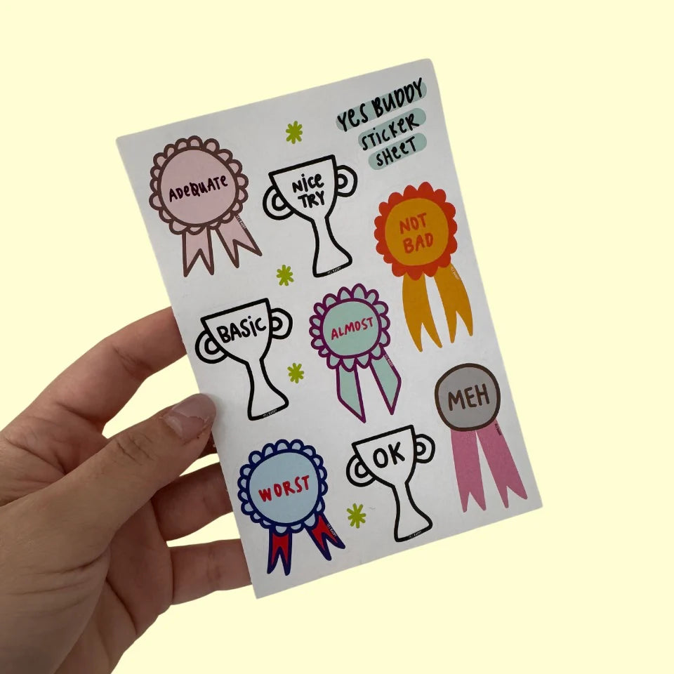 sticker sheets | sarcastic