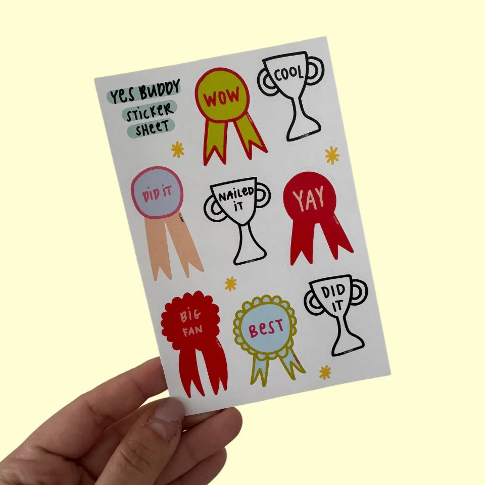 sticker sheets | positive
