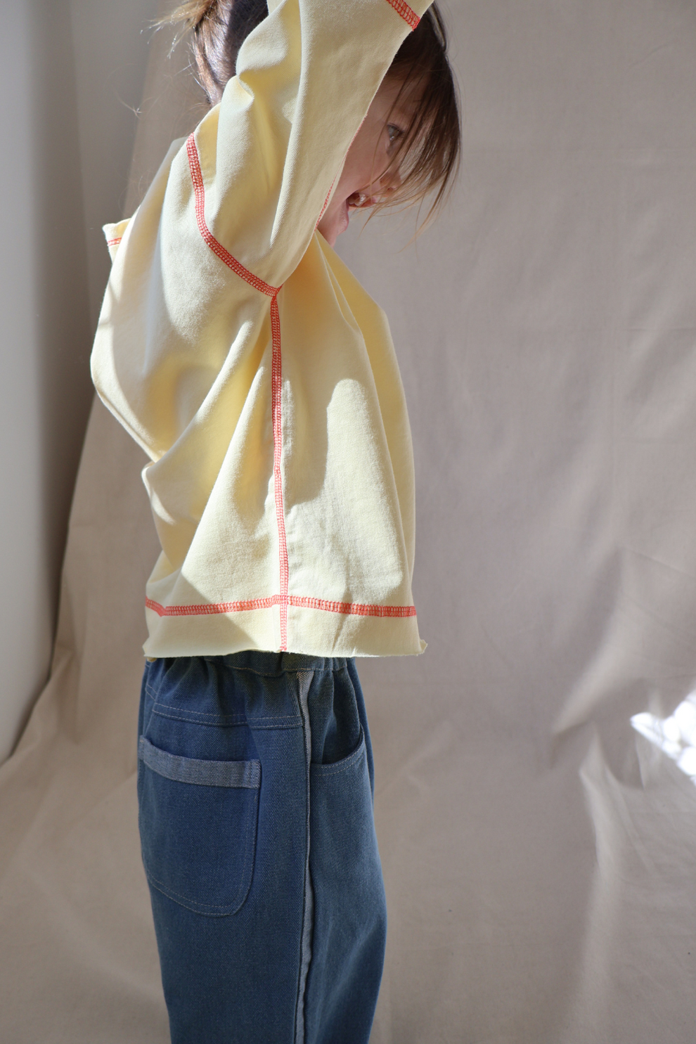Staple Stitch Long Sleeve Tee | Butter