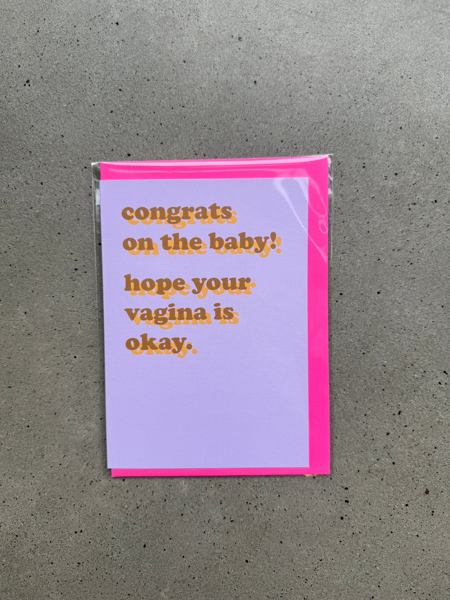 Congrats on the baby.. card