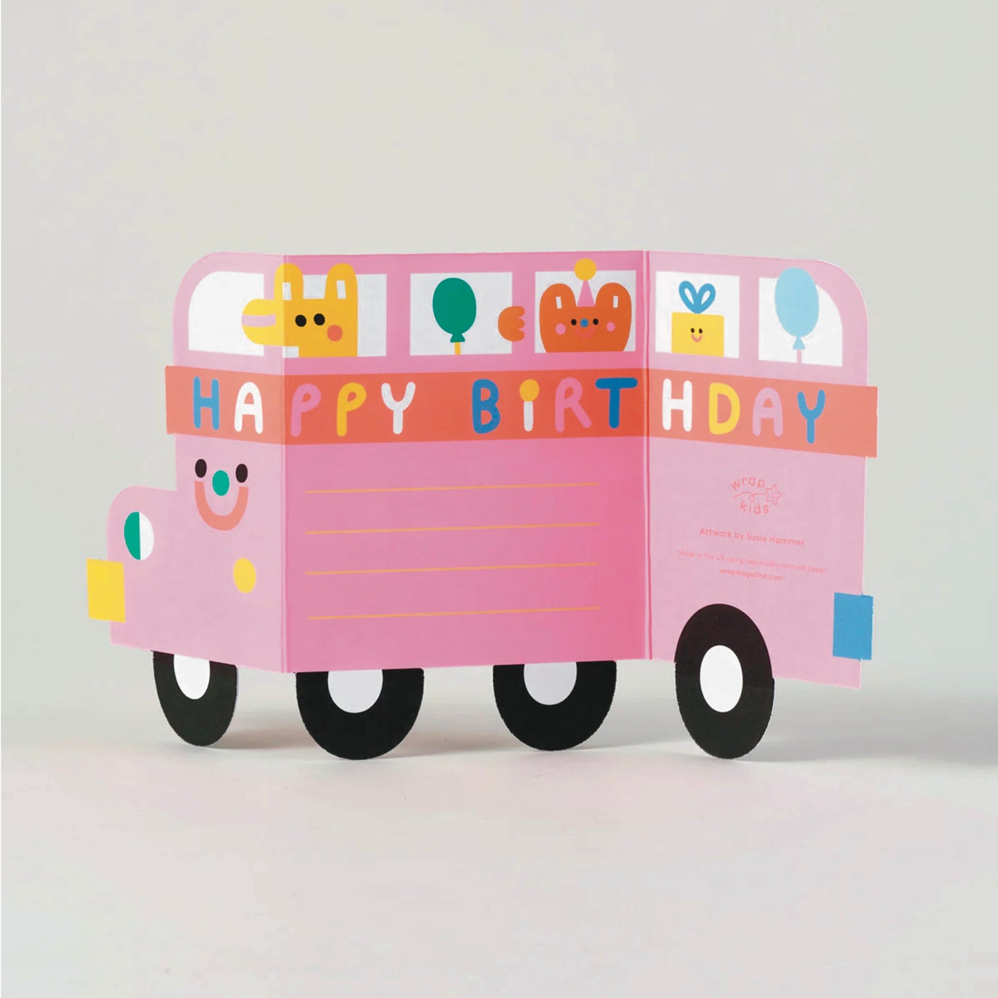 Bus Fold Out Card