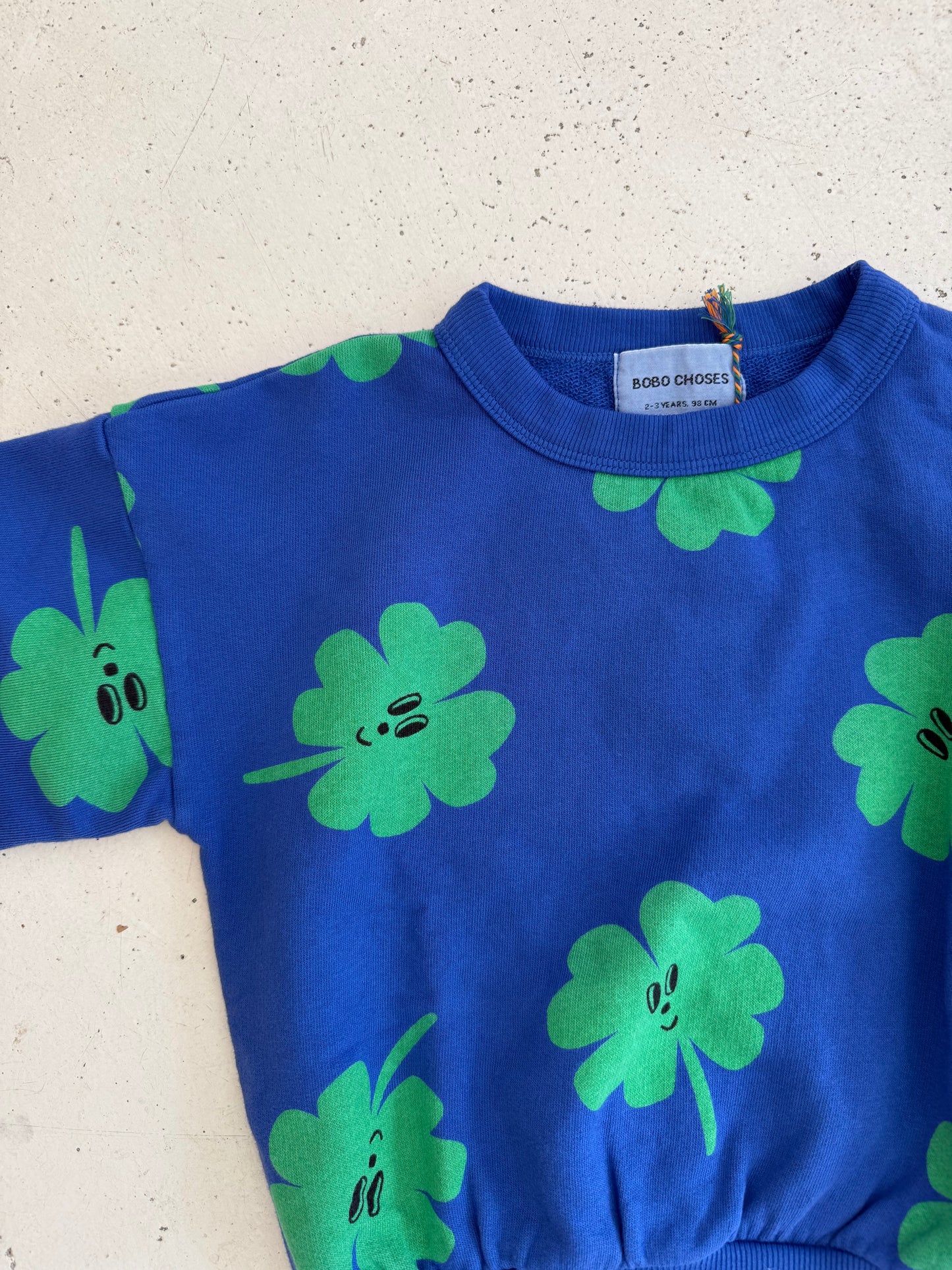 Lucky clover all over sweatshirt