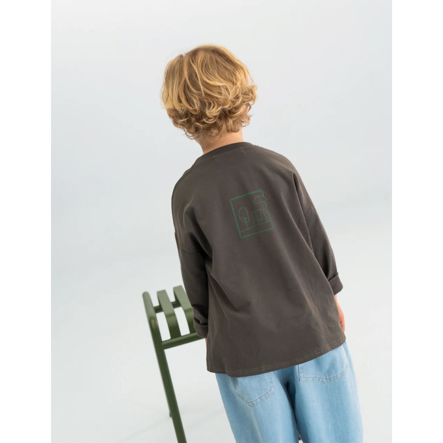 Long Tee: Tour De Parks - Charcoal