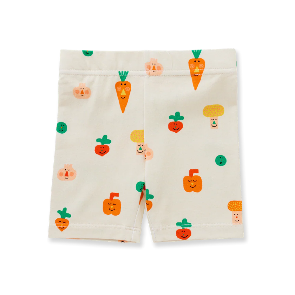 Teeny Tiny Veg Kids Bike Shorts
