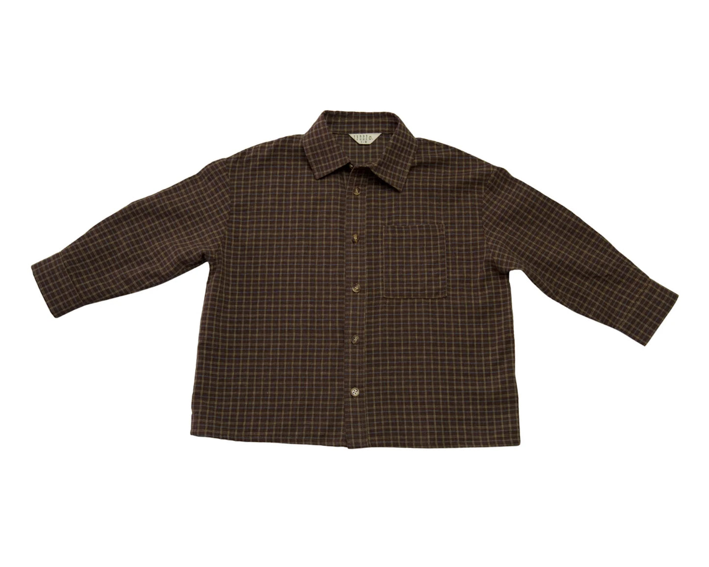 The Banks Button up - Choc Gingham