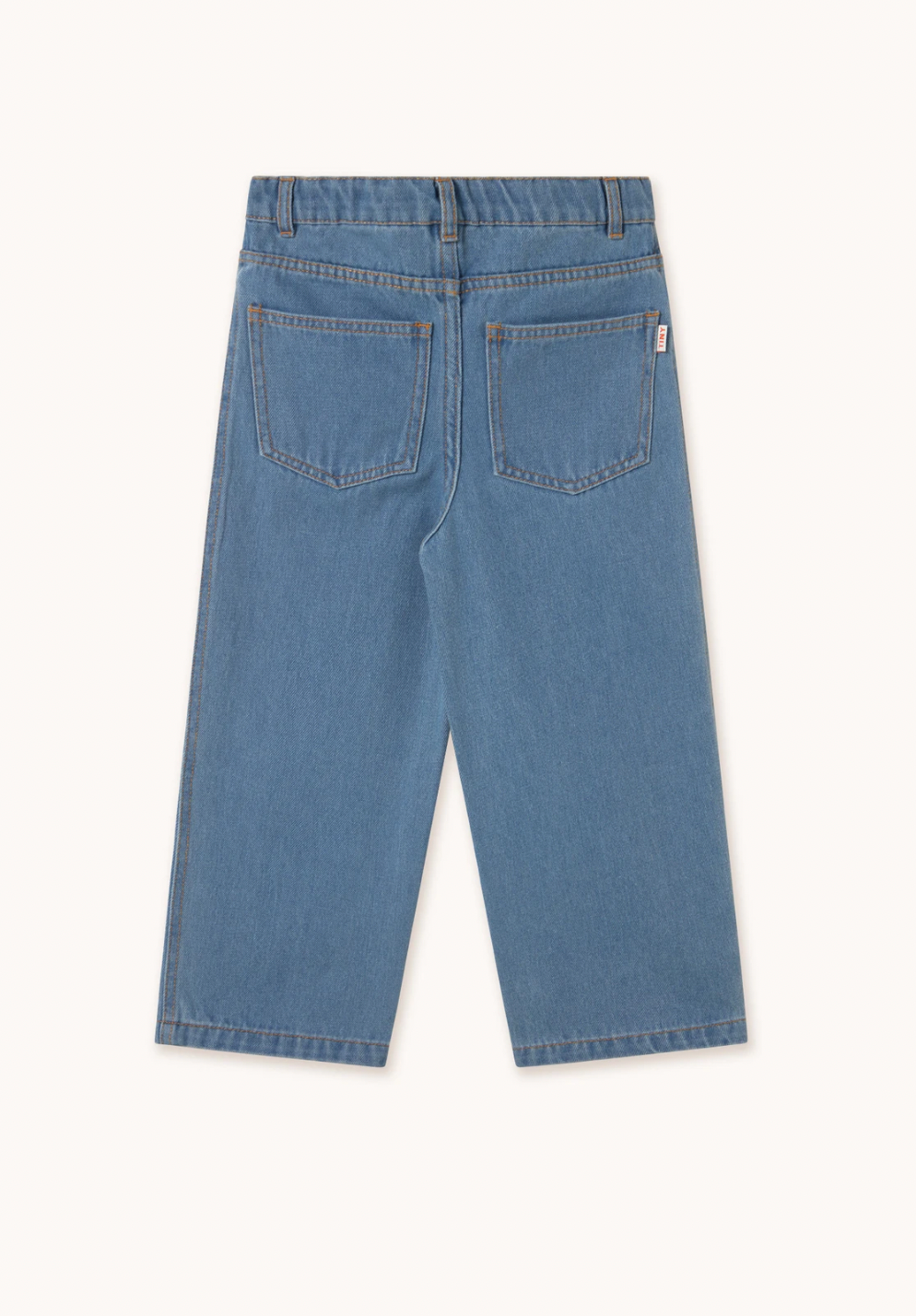 Strawberries embroidered jeans