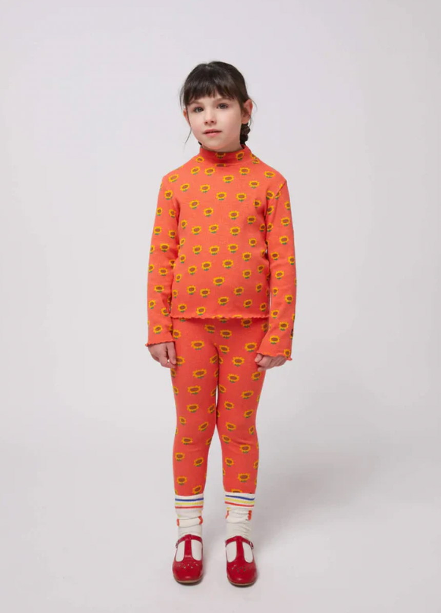 Sunflowers all over leggings | Kids