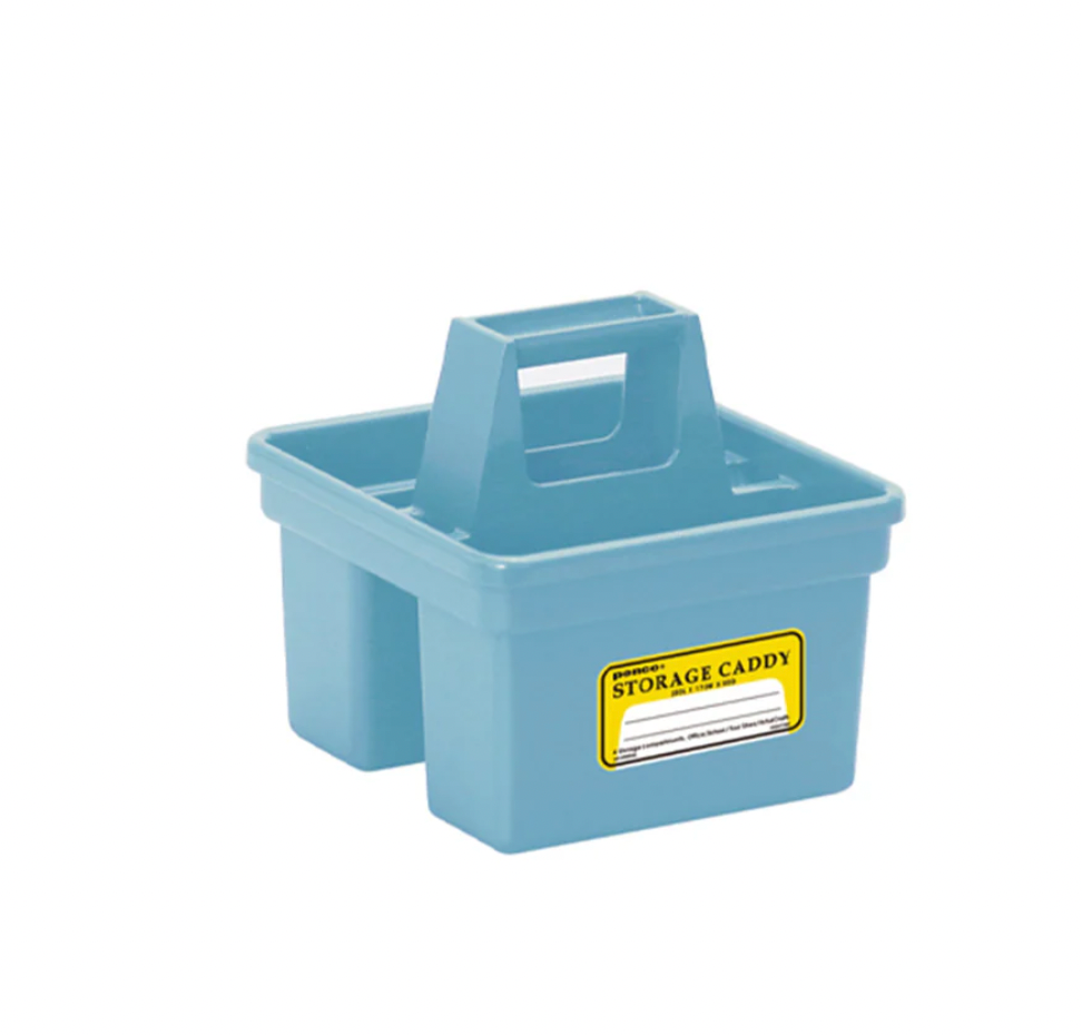storage caddy light blue | small