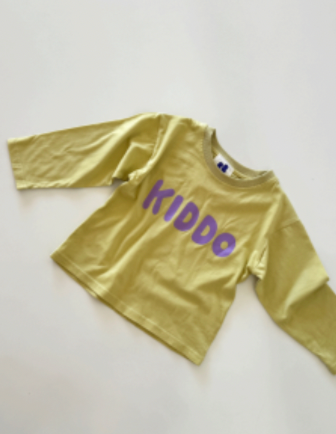 Kiddo L/S | green/purple print