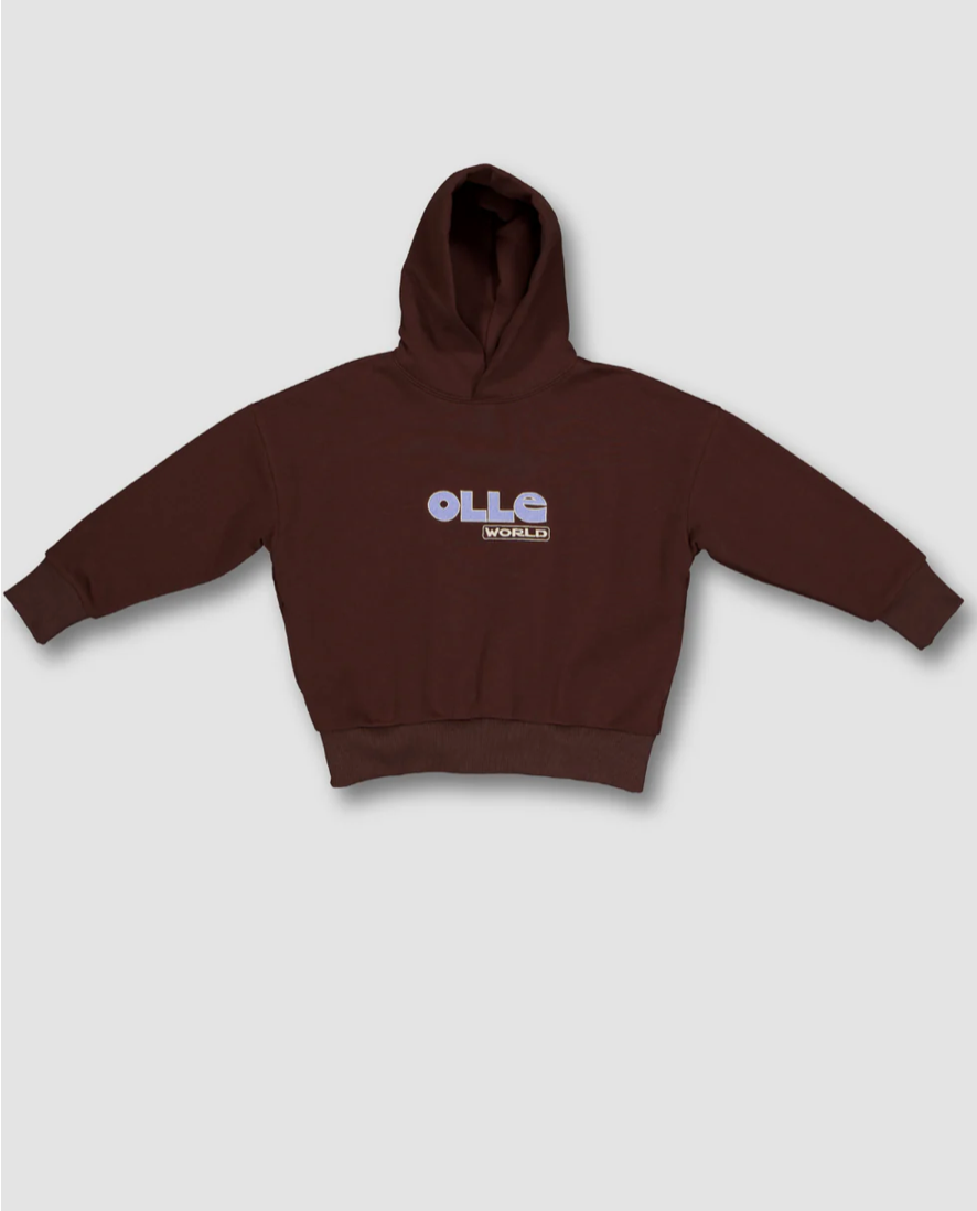 Olle world hoodie | espresso