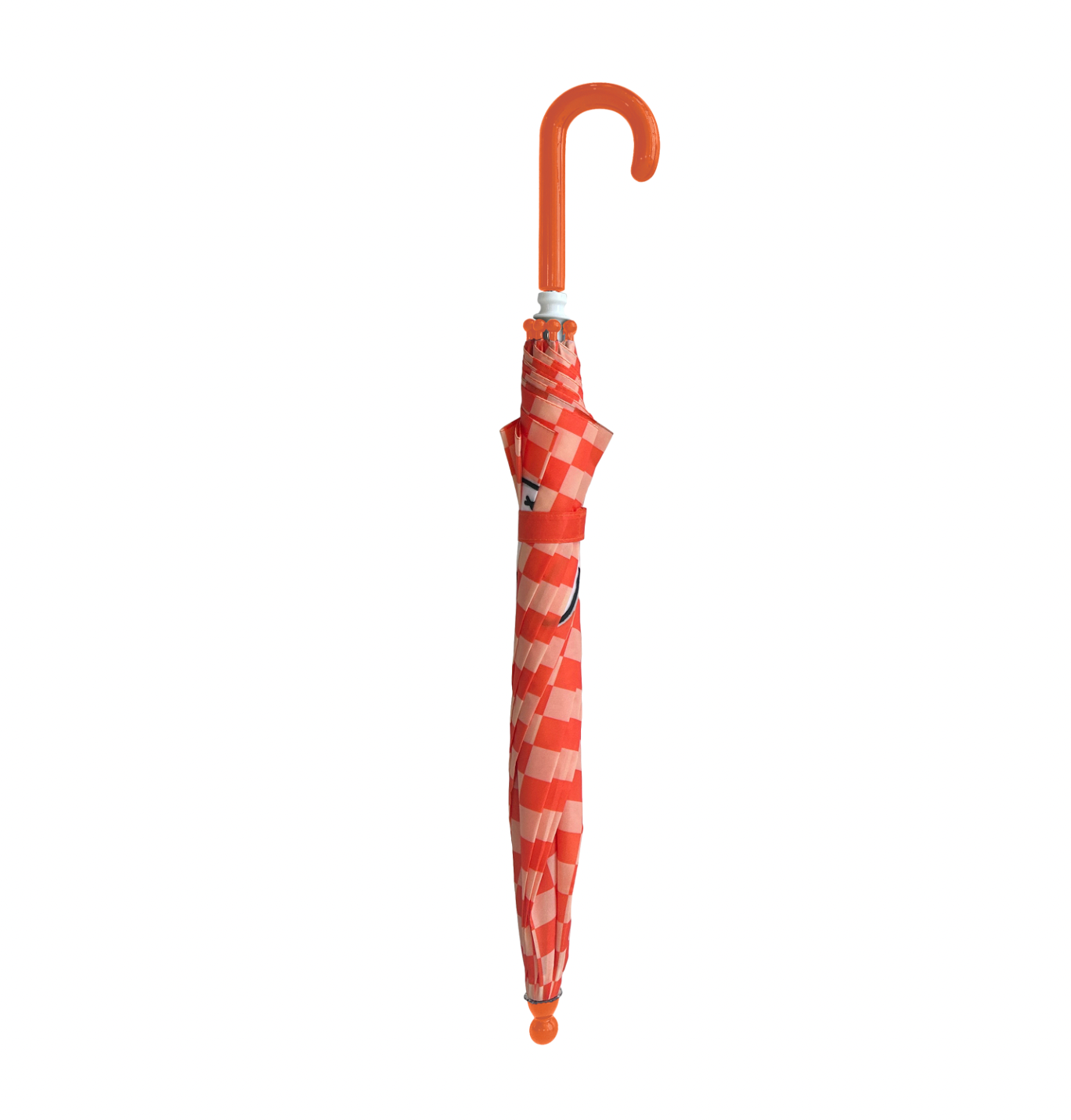 Miffy umbrella - red peach checkerboard