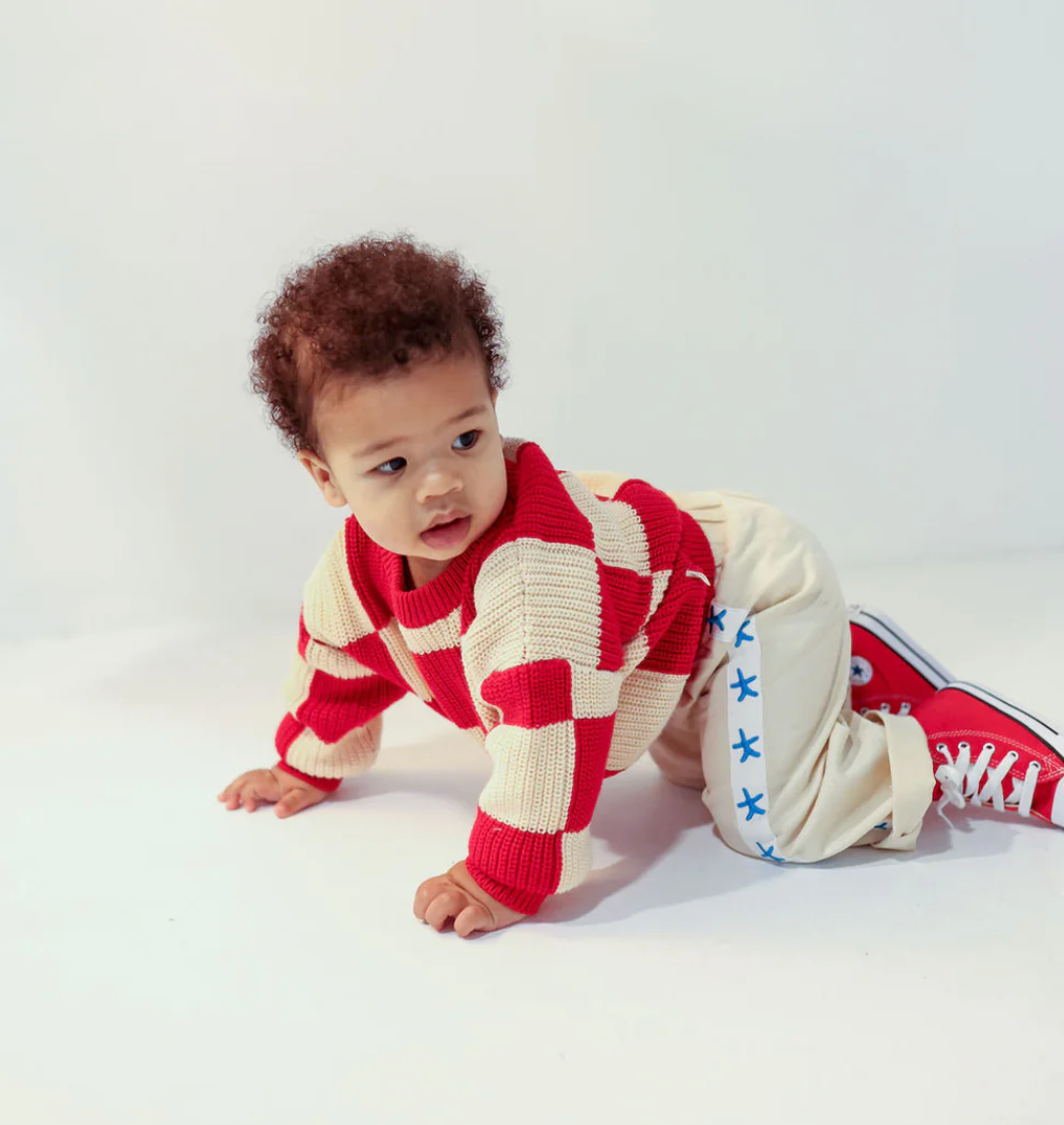 Sunday knit | red