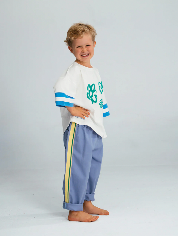 Twill pants | cornflower