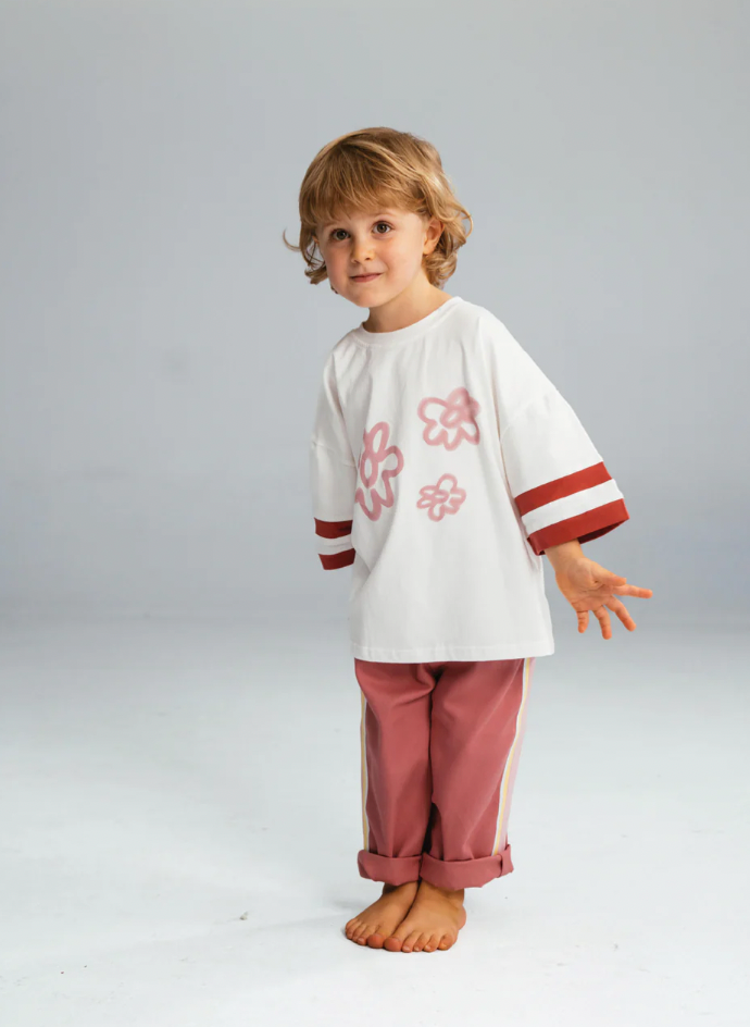 Twill pants | blush