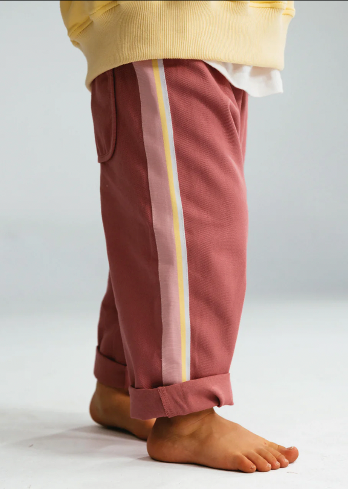 Twill pants | blush