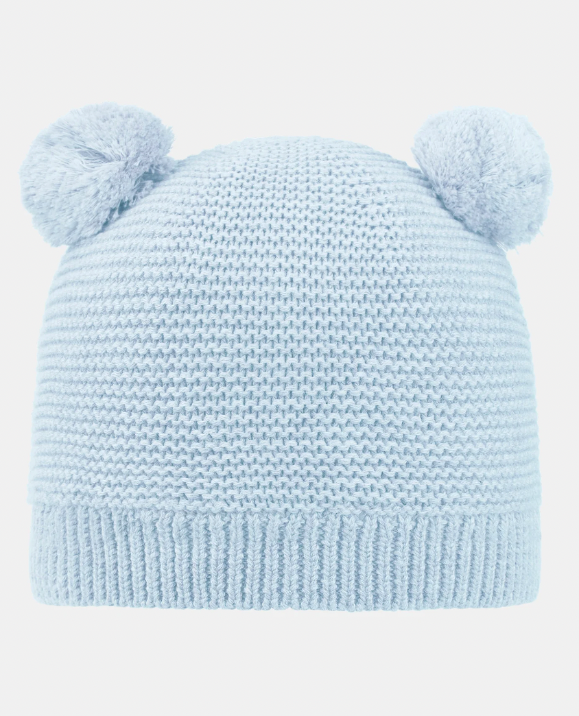 Organic beanie snowy | bluebird