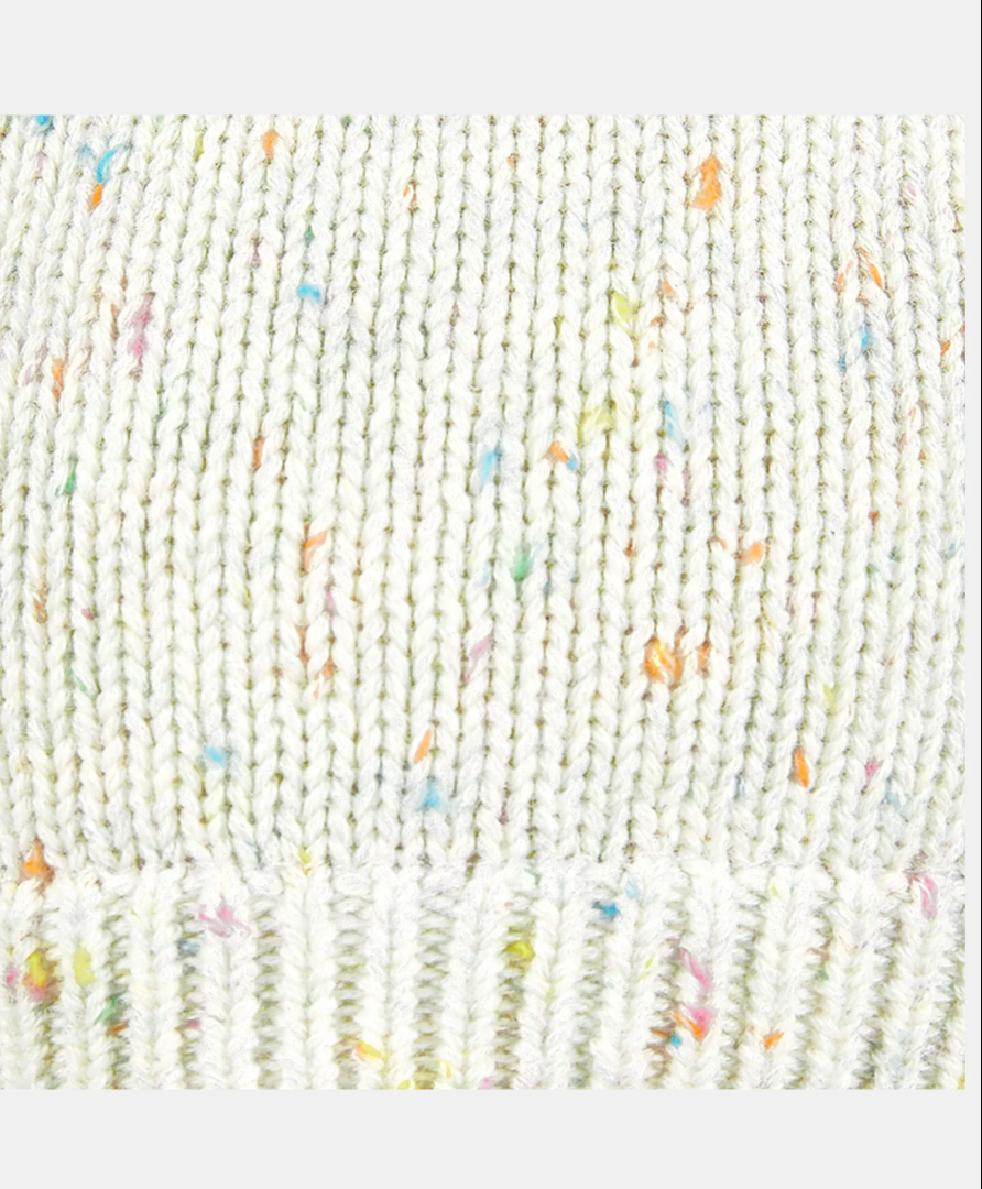 Organic earmuff beanie snowy | snowflake