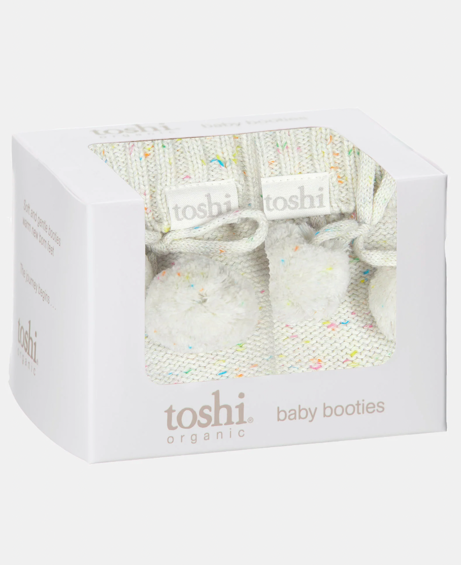 Organic booties Marley | snowflake