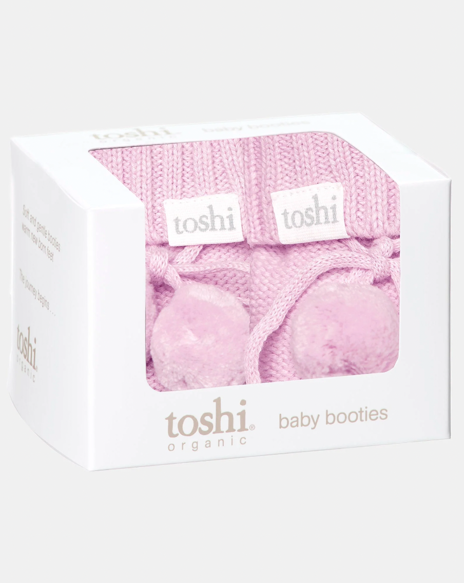 Organic booties Marley | lavender