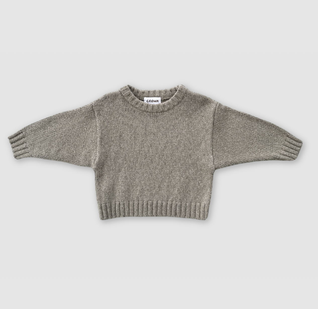 Merino wool everyday pull over | grey