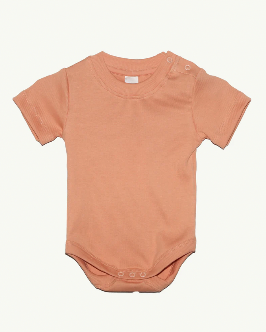 Baby bodysuit | coral