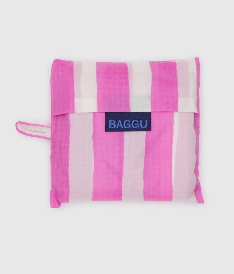 Standard baggu | pink painted stripe