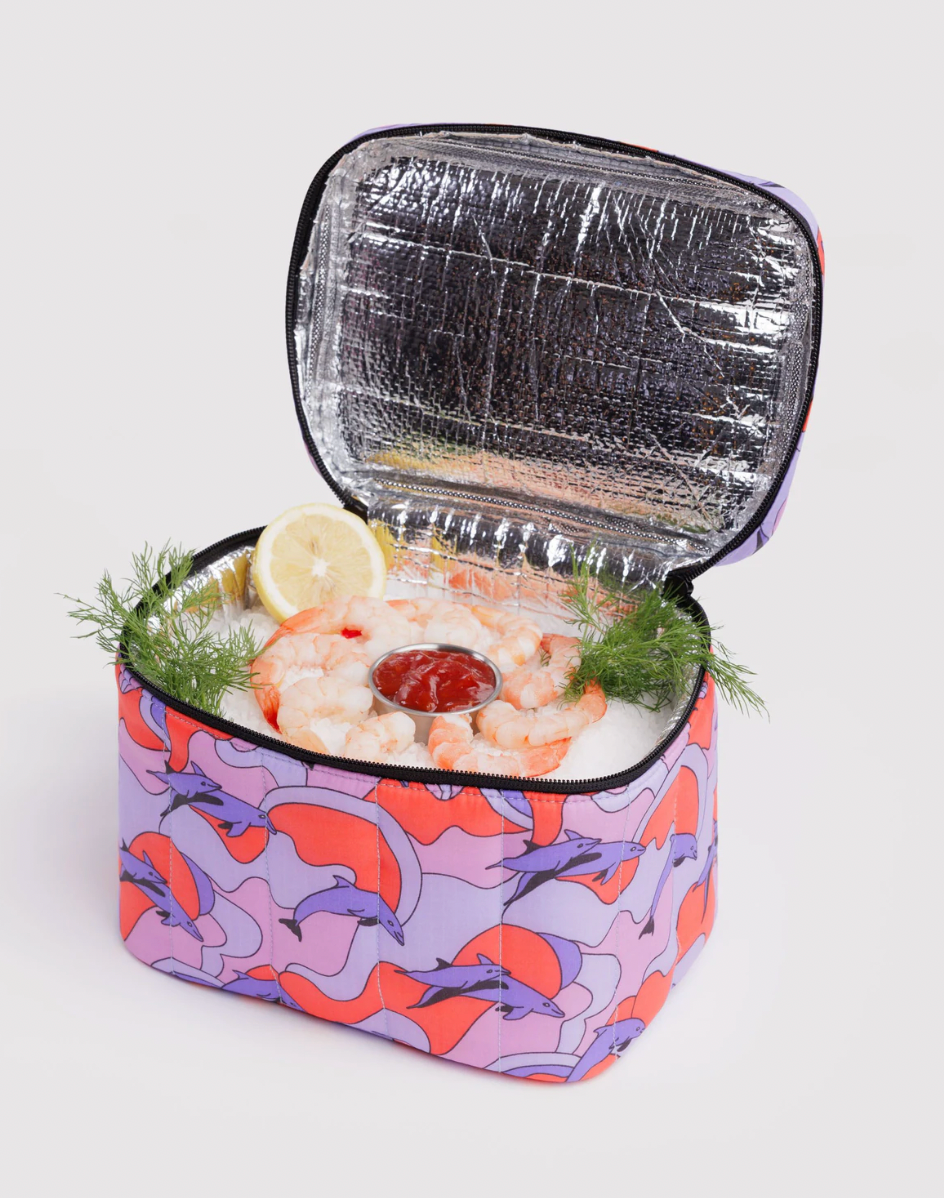 Puffy Lunch Bag | Dophins