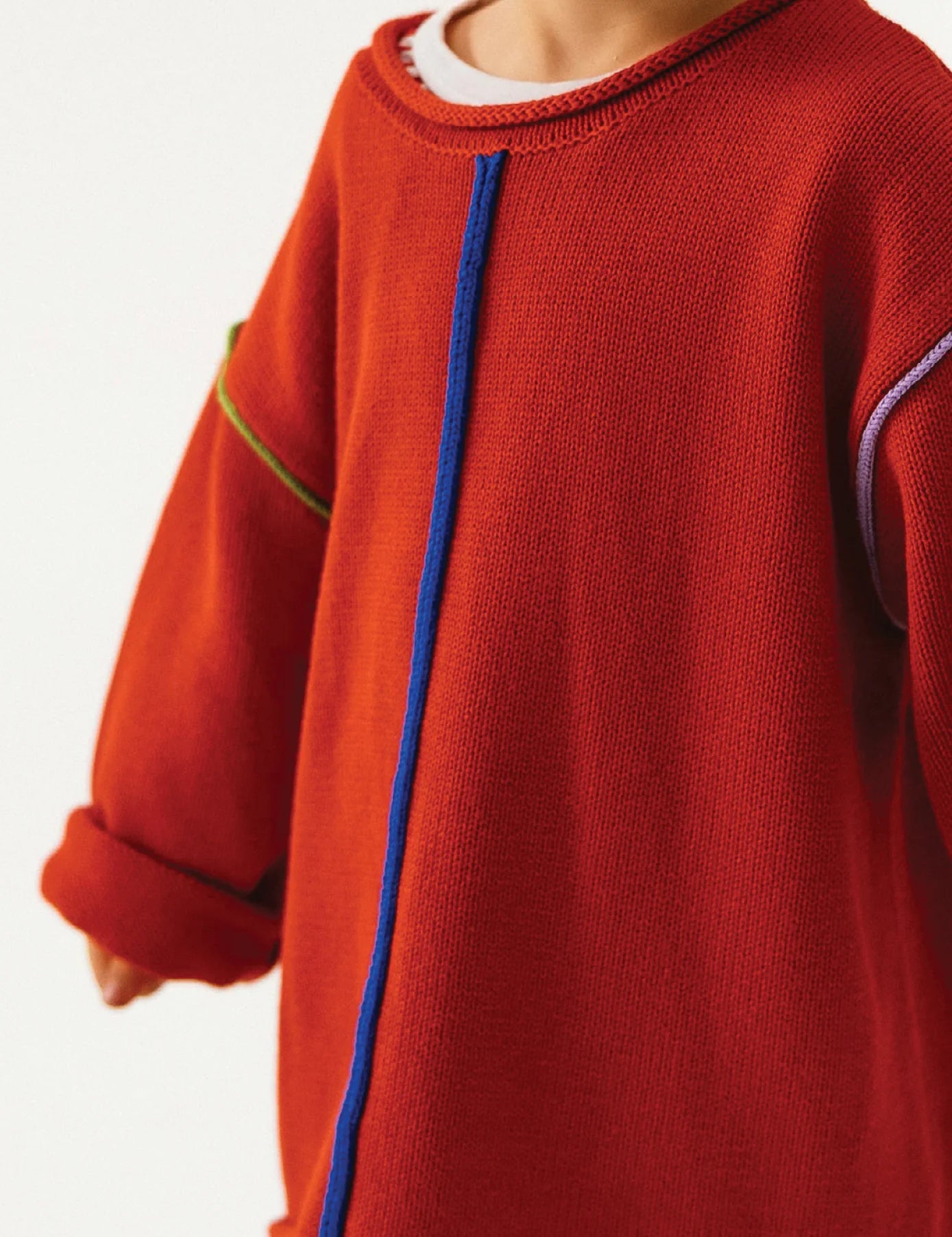 Comfy Knit Jumper | red