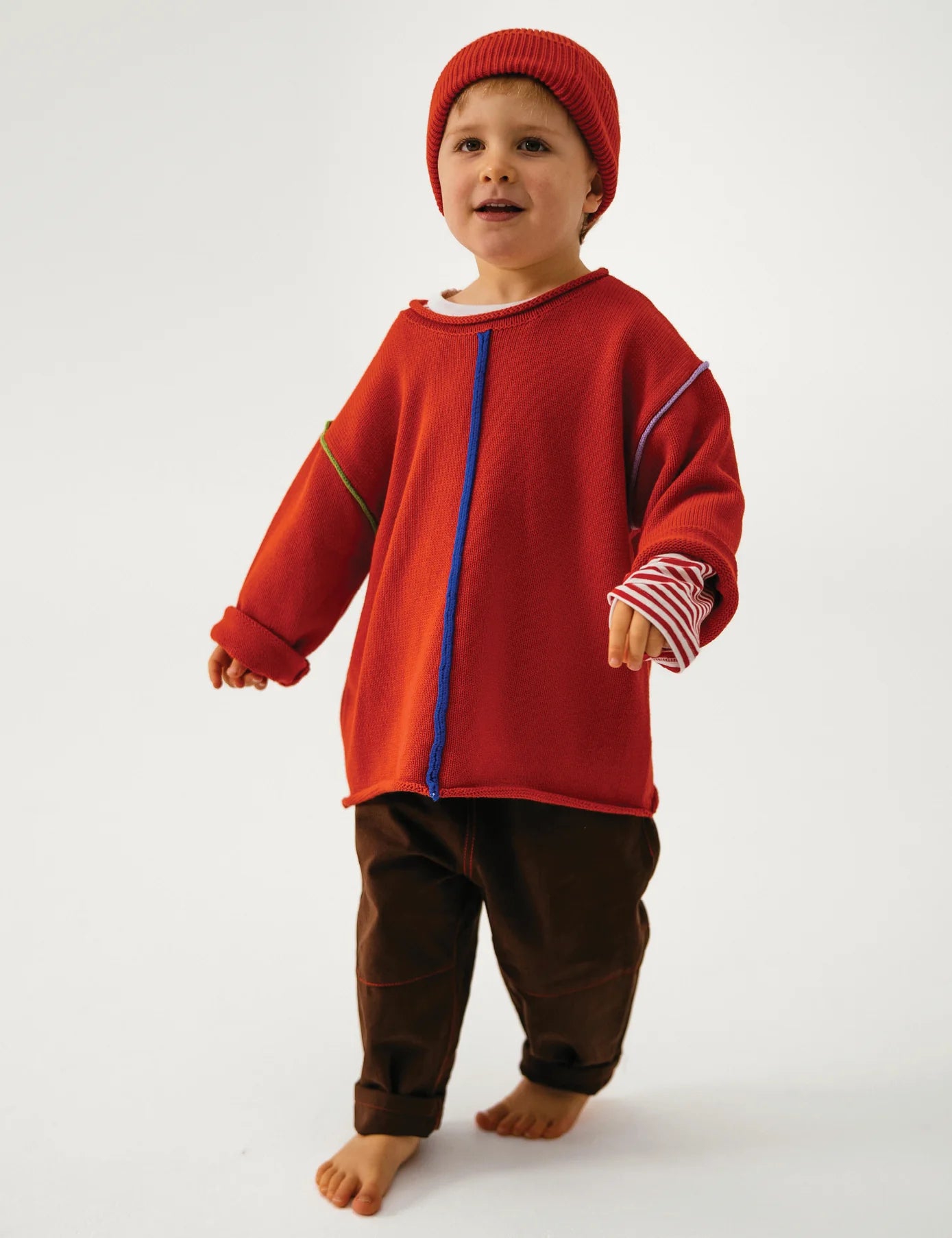 Comfy Knit Jumper | red