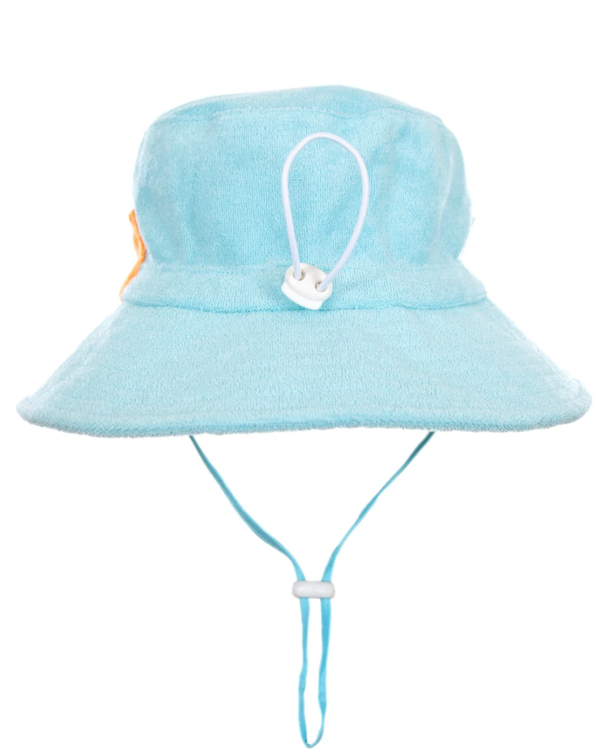 Terry towelling bucket hat in light blue
by Acorn Kids