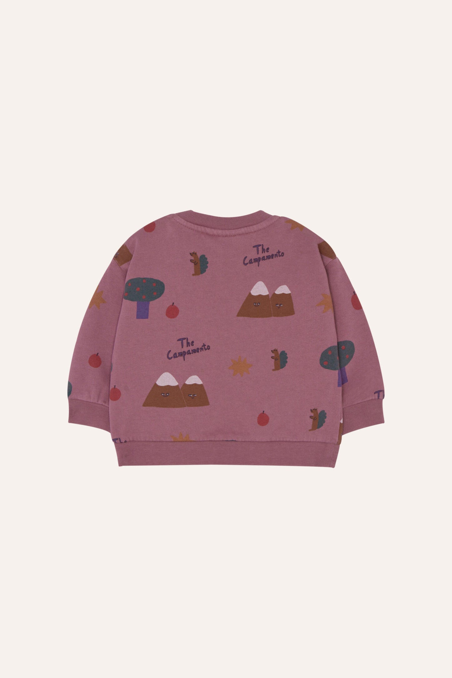 Mountains purple baby sweater
