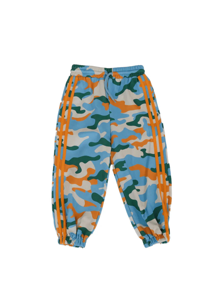 Camo track pant | Blue